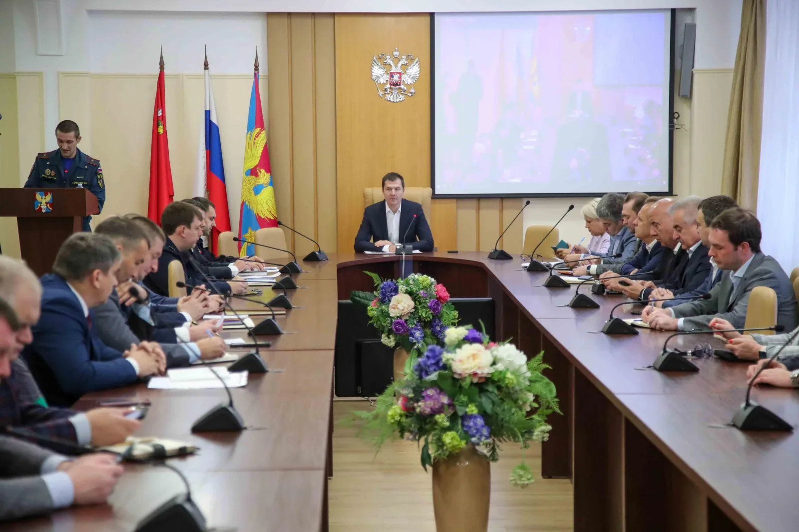 Владимир Волков провел оперативное совещание в Люберцах