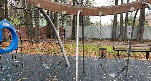 В парках Люберец отремонтировали детские игровые площадки