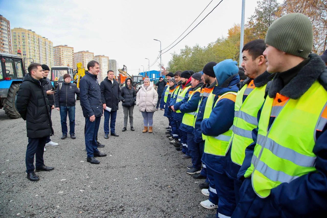Владимир Волков проверил готовность УК Люберец к работе зимой