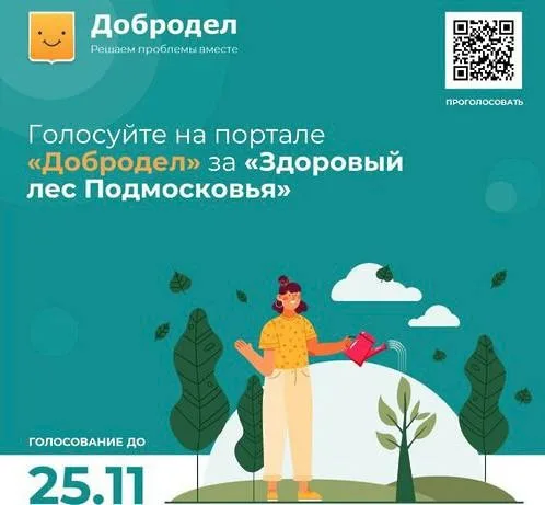 Жители Люберец могут проголосовать за лесной участок для санитарной рубки до 25 ноября