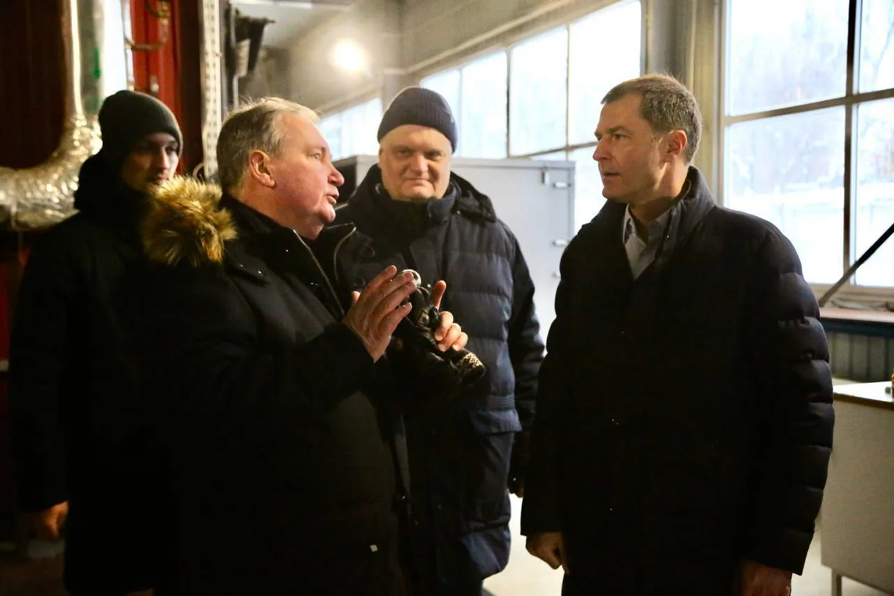 Владимир Волков проверил работу котельной в посёлке Люберец