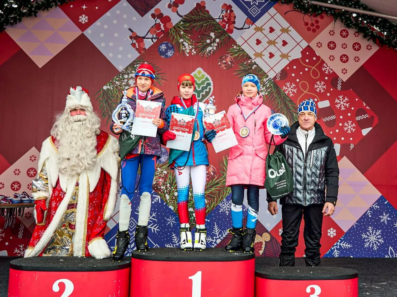 Четыре медали завоевали спортсмены Люберец на лыжных гонках