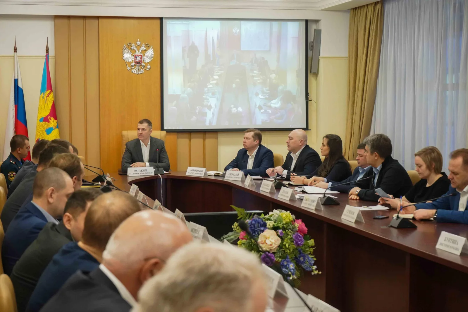 Владимир Волков провел оперативное совещание в Люберцах