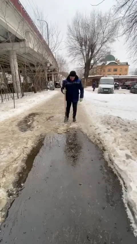 В Люберцах за неделю с дворов собрали и вывезли порядка 1480 кубических метров снега