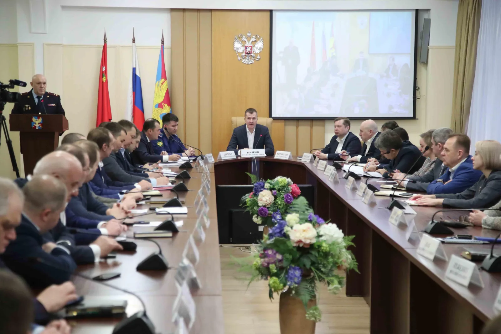 Владимир Волков провел оперативное совещание в Люберцах