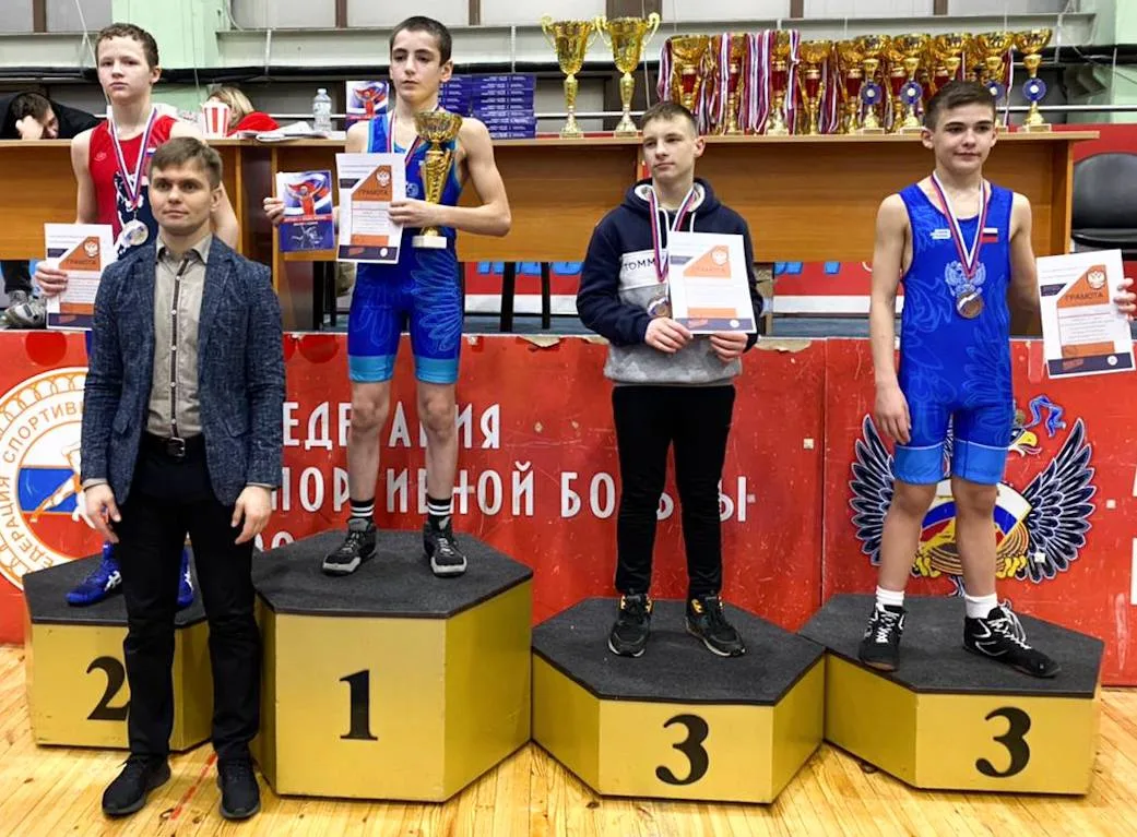 Спортсмены Люберец заняли 4 призовых места на турнире по греко-римской борьбе