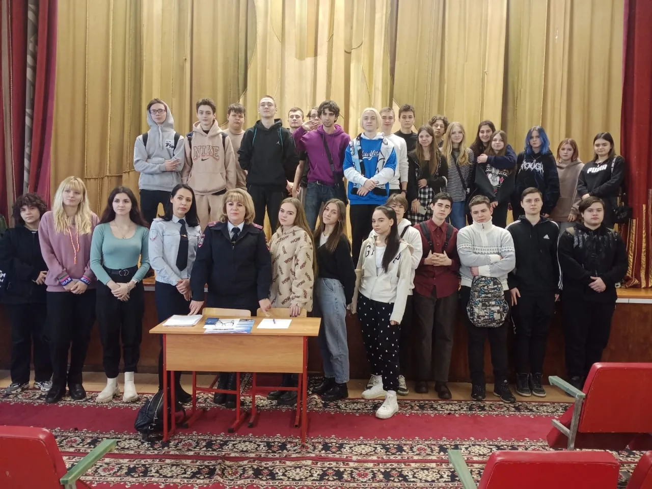 Учащимся техникума Люберец рассказали о юридической ответственности несовершеннолетних