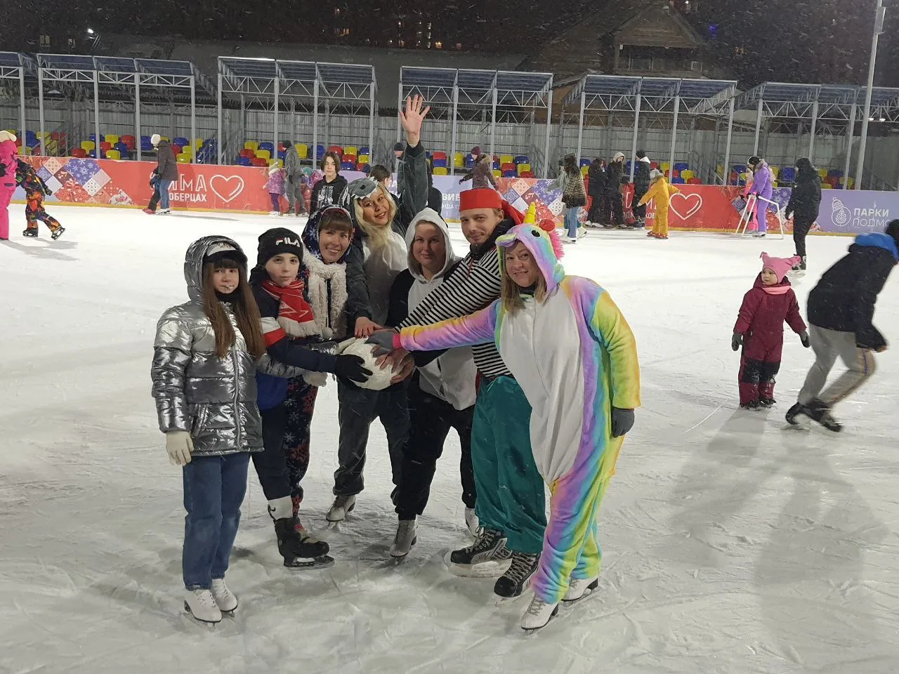 Каток в Наташинском парке Люберец вошел в число самых популярных в регионе