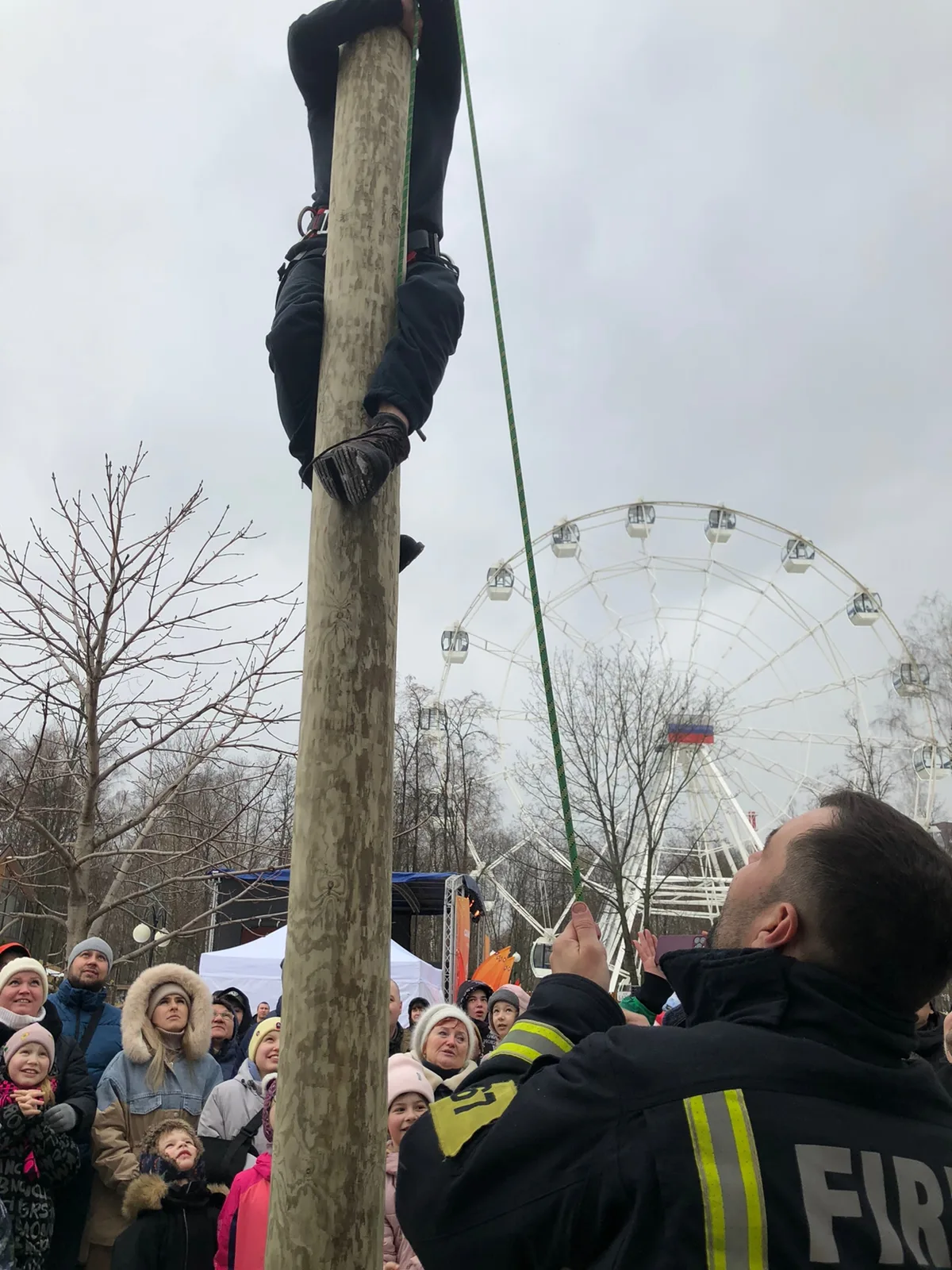 Спасатели обеспечивали безопасность на Масленице в Люберцах