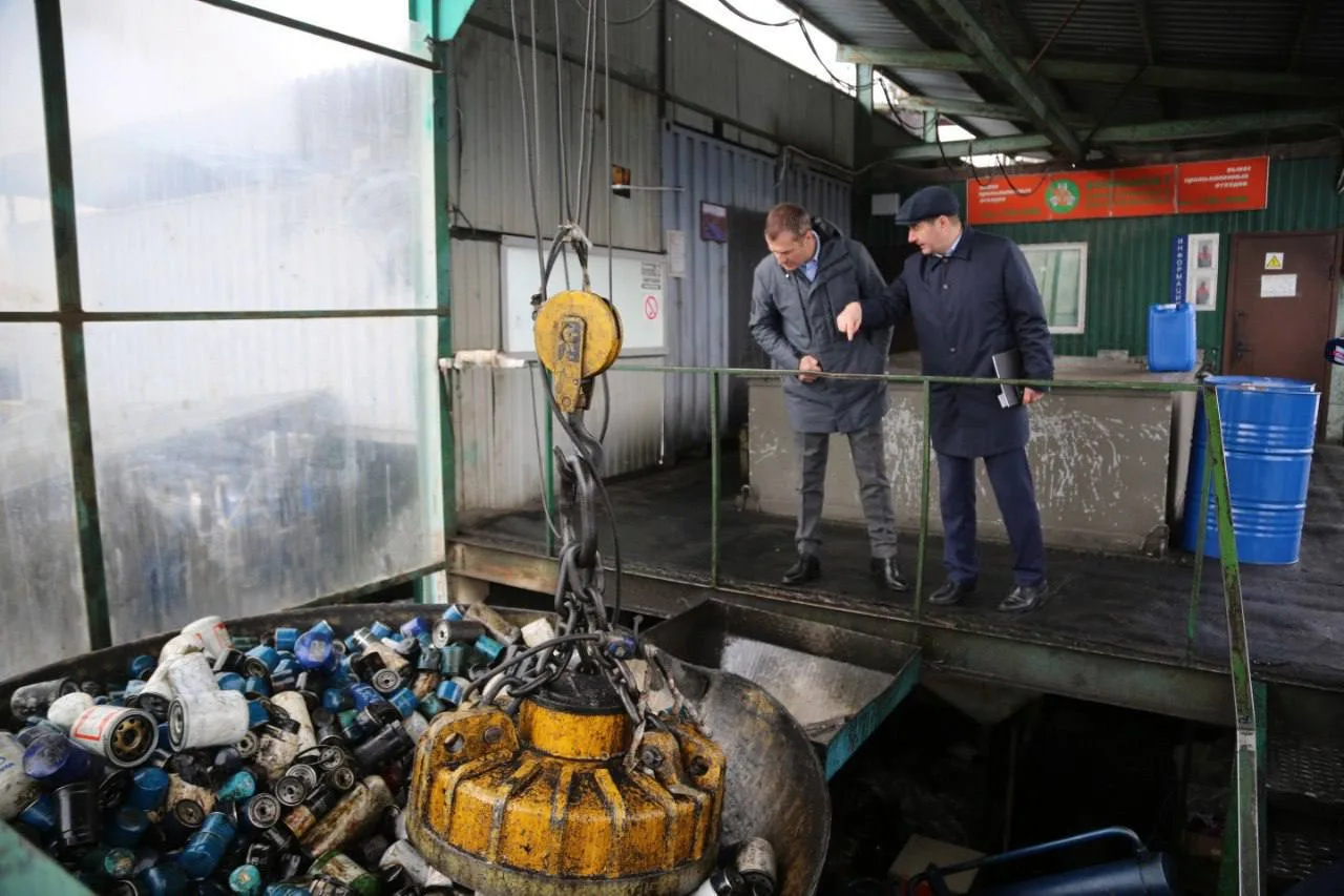Владимир Волков ознакомился с работой предприятия Люберец по переработке промотходов