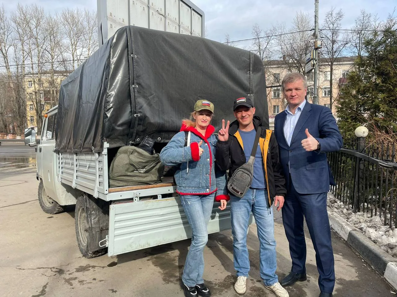 Предприниматели Люберец передали грузовик в зону СВО