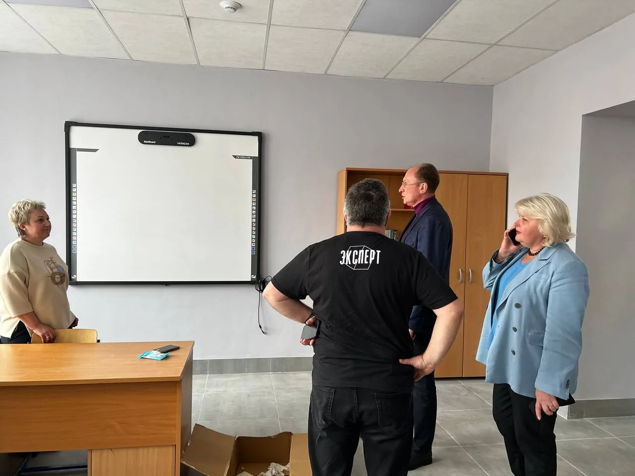 Игорь Коханый проверил ход капремонта техникума в Люберцах