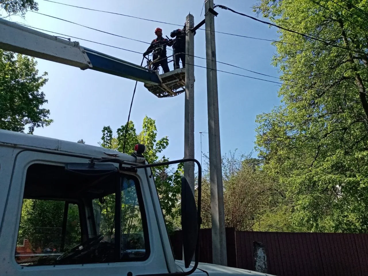 В поселке Люберец после капремонта ЛЭП обеспечили 150 домам надежное электроснабжение