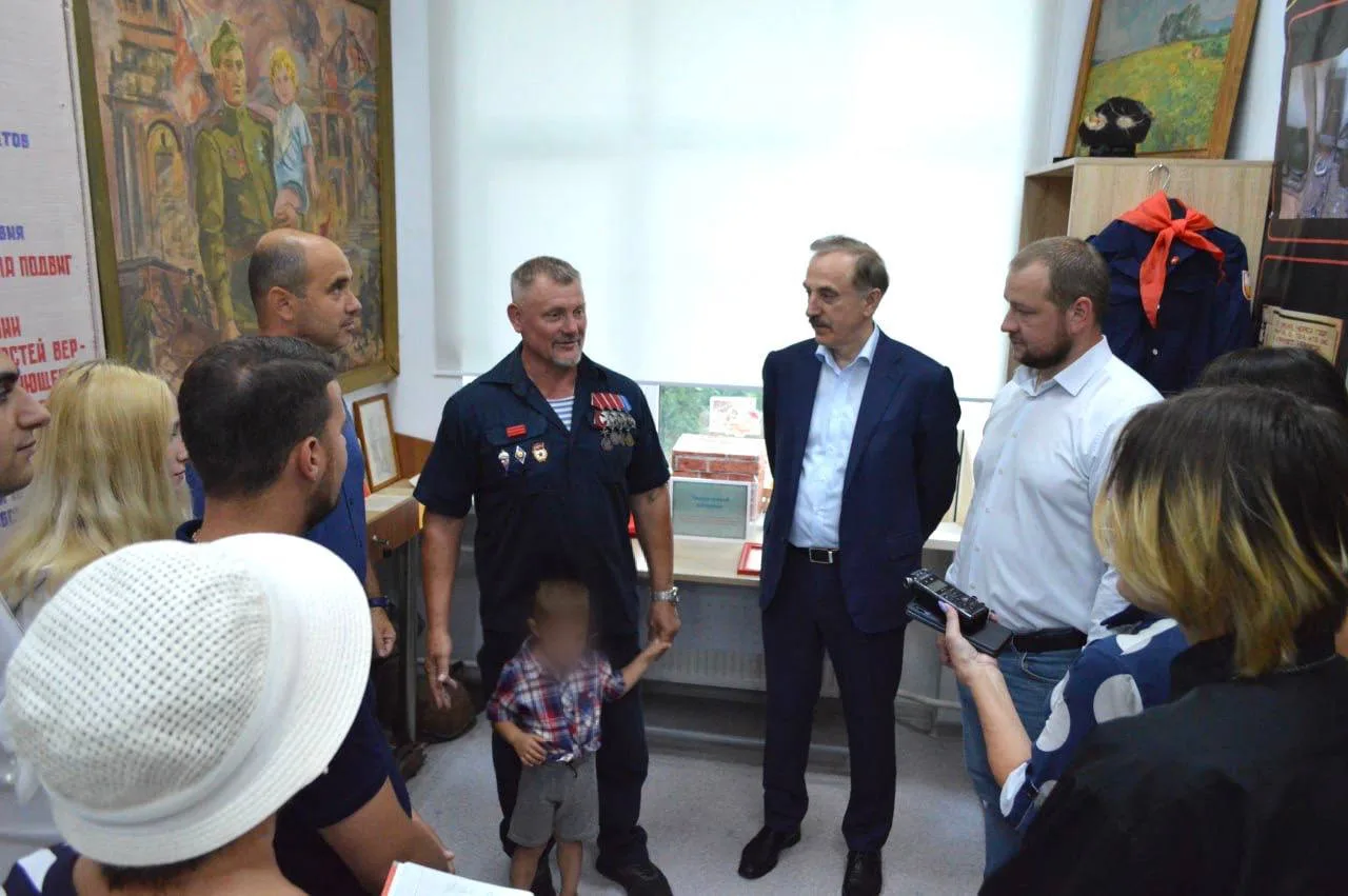 Владимир Ружицкий встретился с бойцом СВО из Люберец