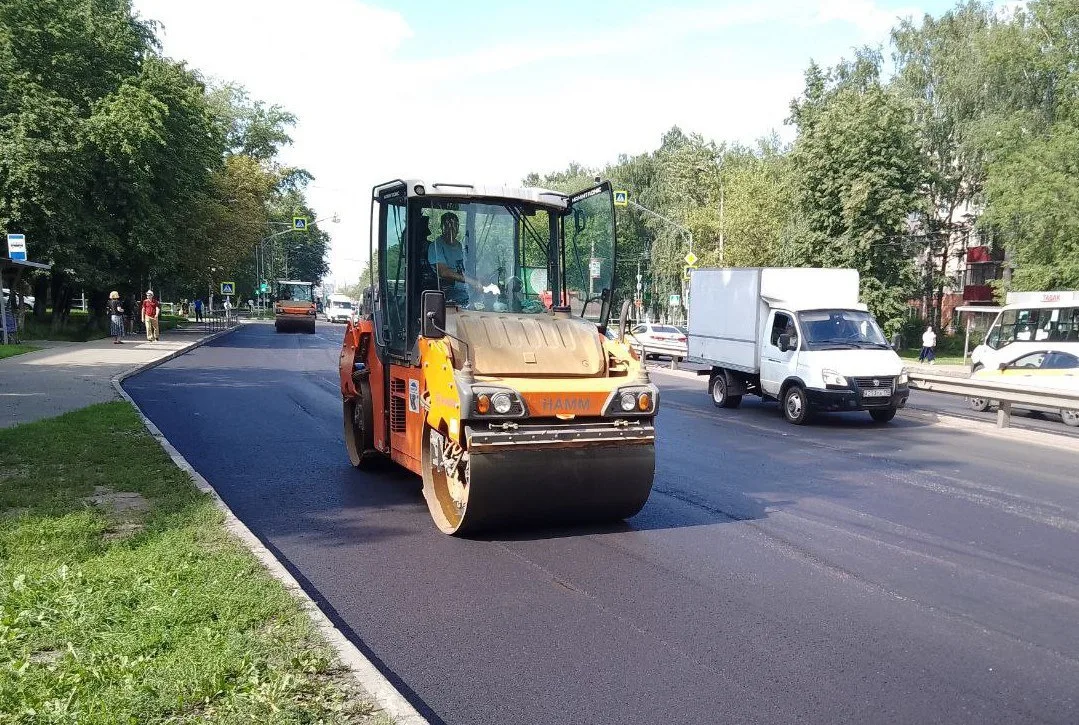 В Люберцах участок Октябрьского проспекта отремонтировали в рамках нацпроекта БКД
