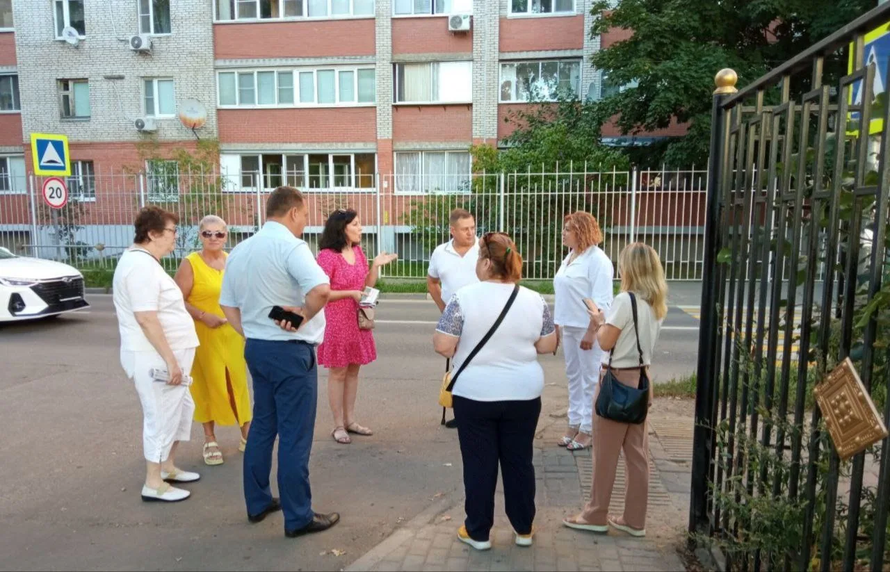 Тротуар у школы Люберец отремонтируют до 1 сентября