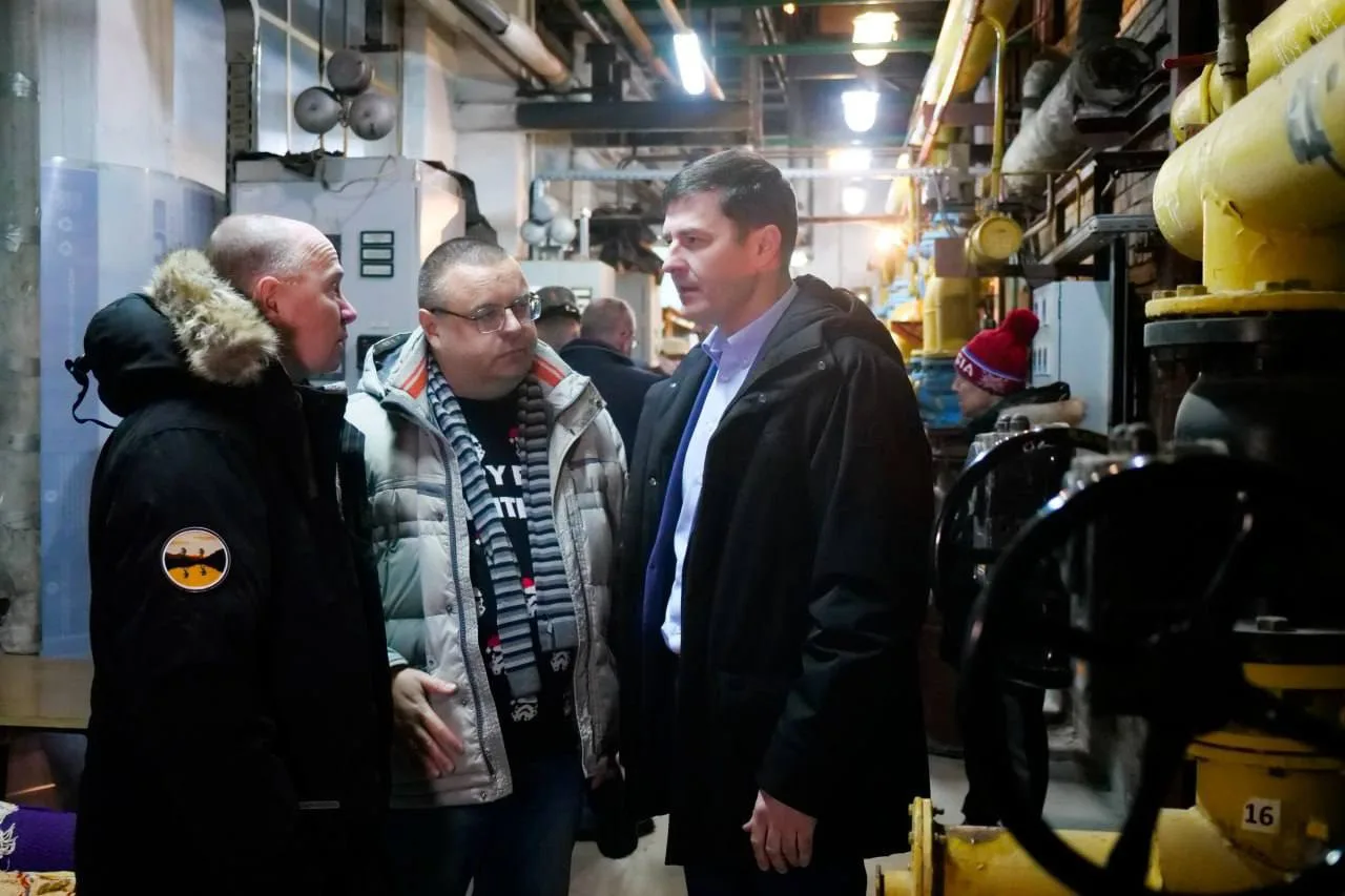 Владимир Волков проверил работу котельной в Люберцах