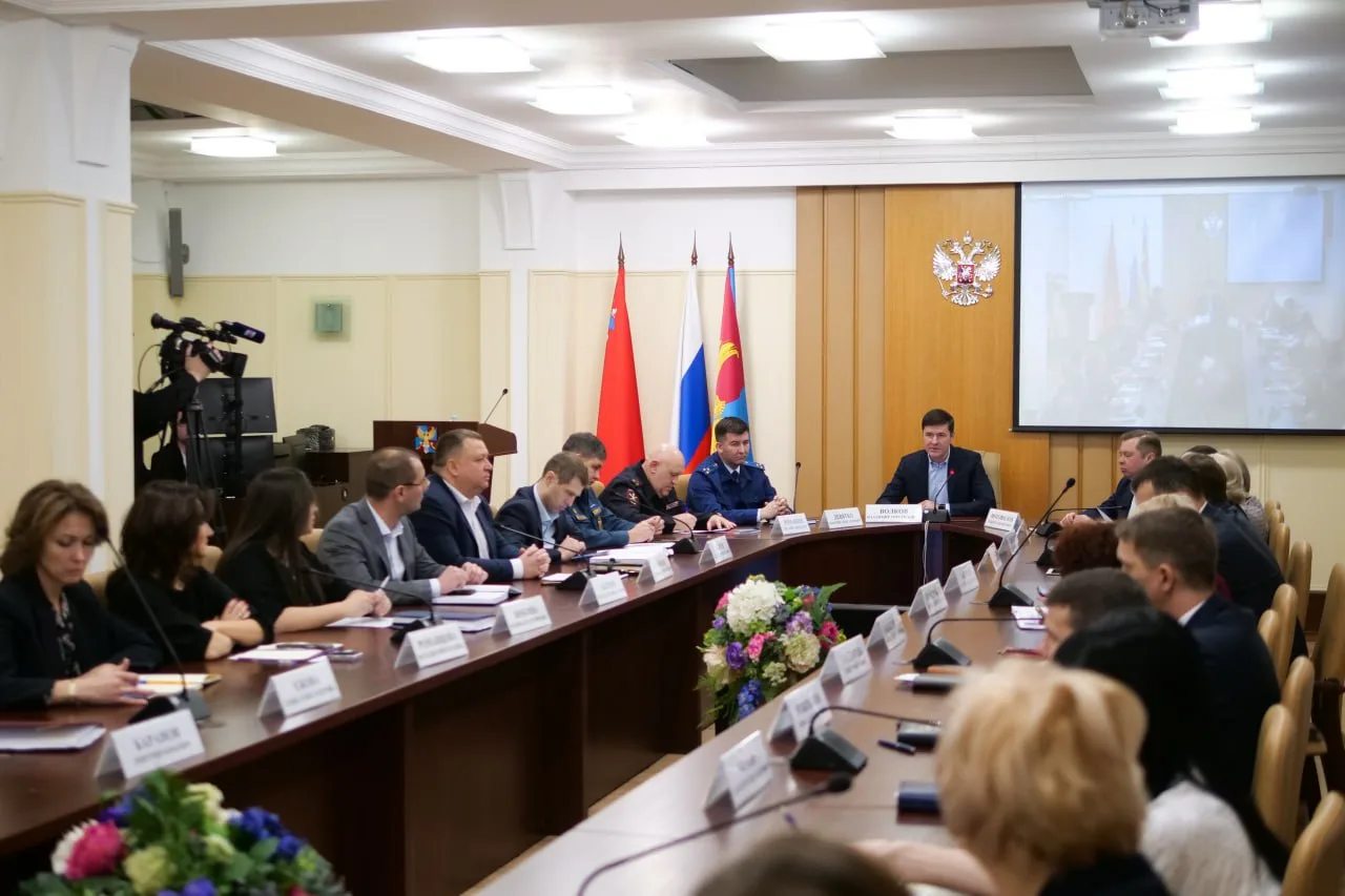 Владимир Волков провел оперативное совещание в Люберцах