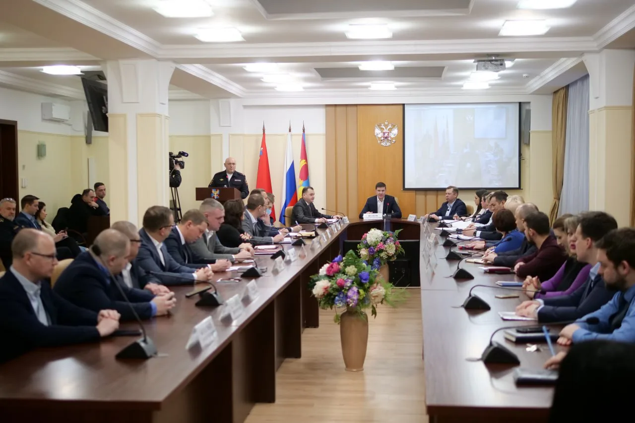 Владимир Волков провел оперативное совещание в Люберцах