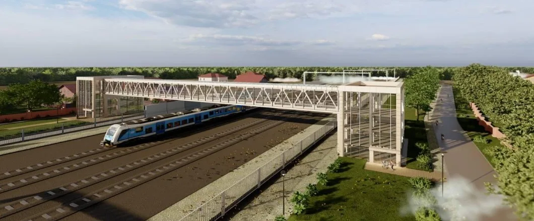 В поселке Люберец в 2024 году построят разноуровневый надземный пешеходный переход