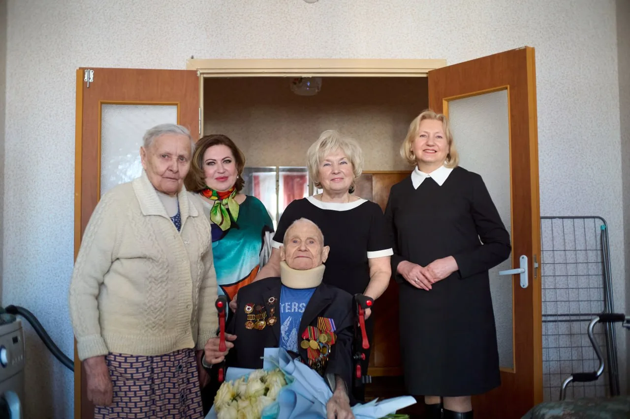Лидия Антонова поздравила с 95-летием ветерана Великой Отечественной войны из Люберец