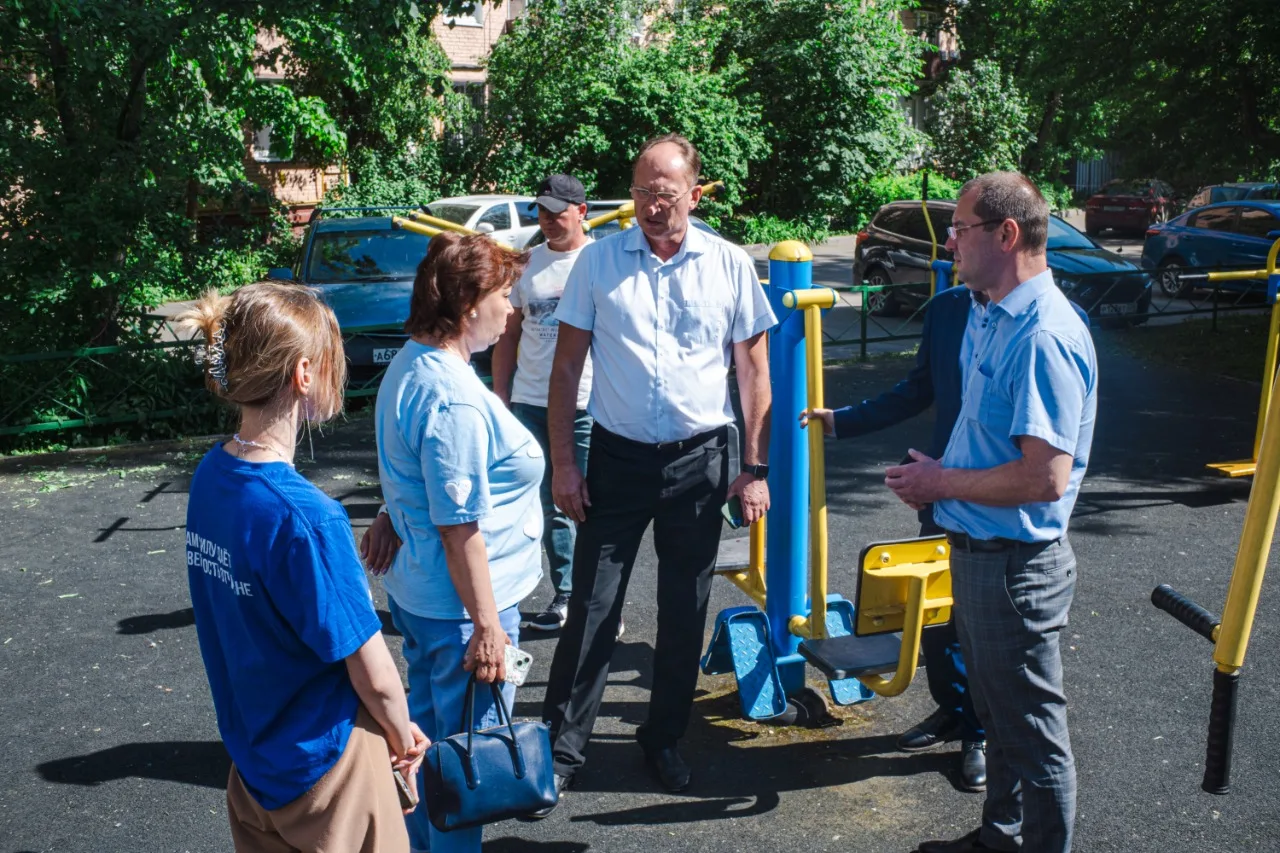 Игорь Коханый проверил содержание дворовых территорий в Люберцах