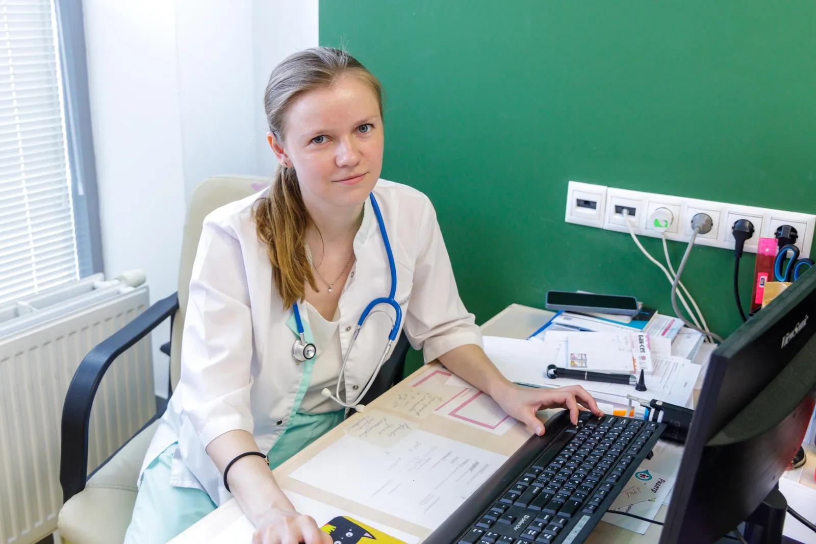 В детской поликлинике поселка Люберец начала работу новый педиатр