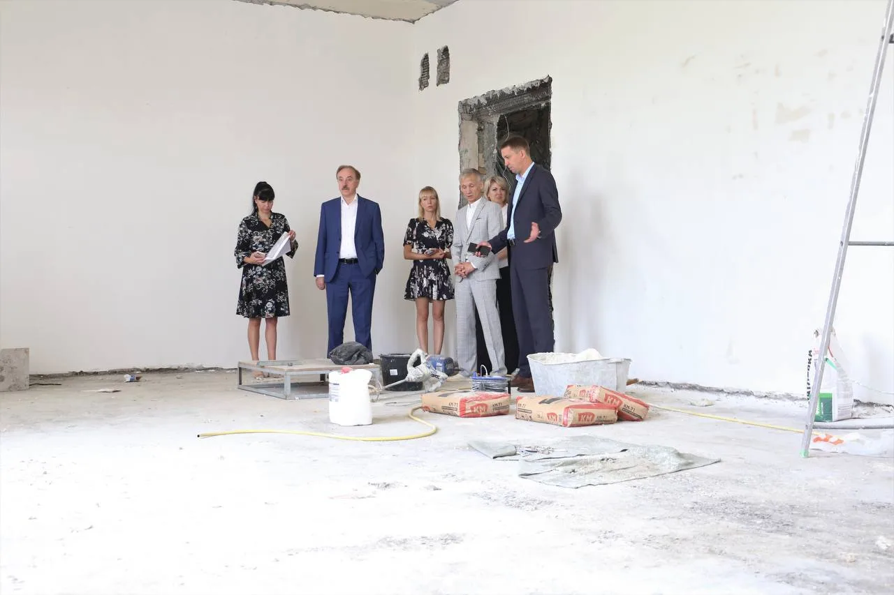 Владимир Ружицкий проверил ход ремонтных работ в Люберецком ДК