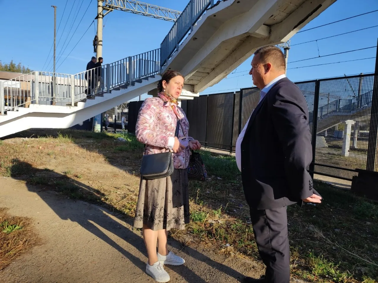 Территорию около станции МЦД в Люберцах приведут в порядок