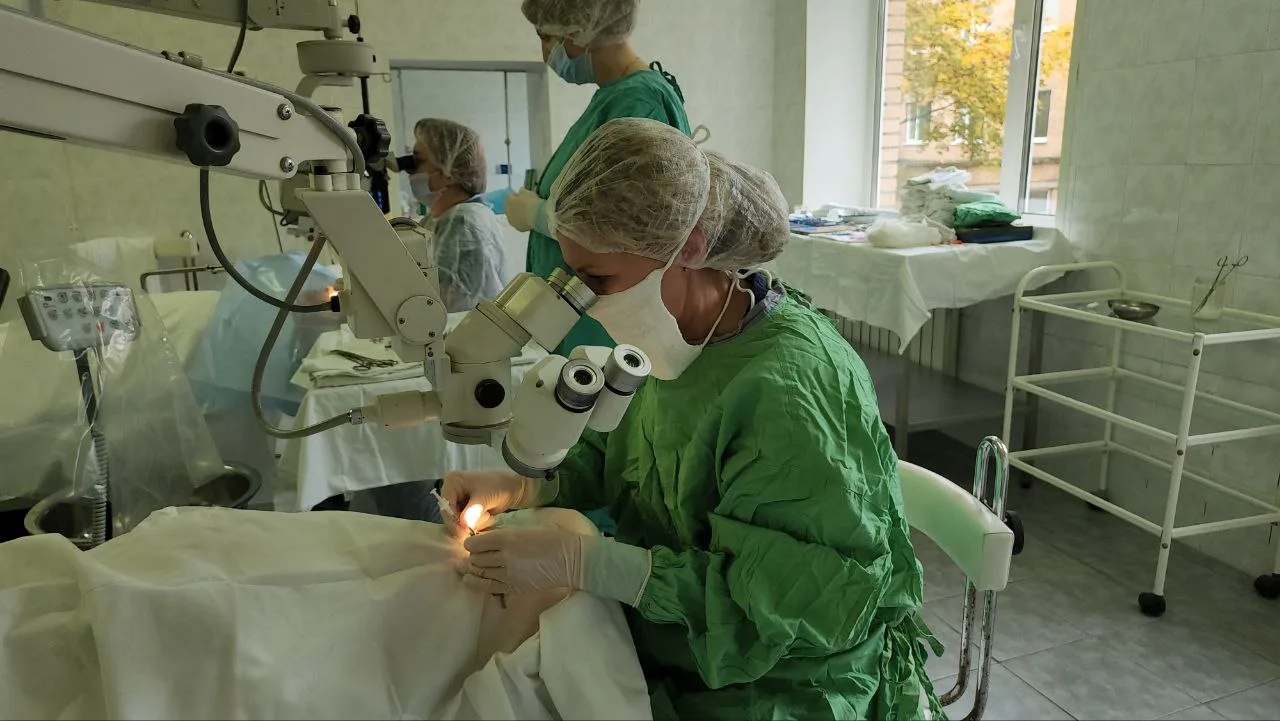 Более 1, 8 тыс. пациентам за год в Люберцах провели операцию по замене хрусталика