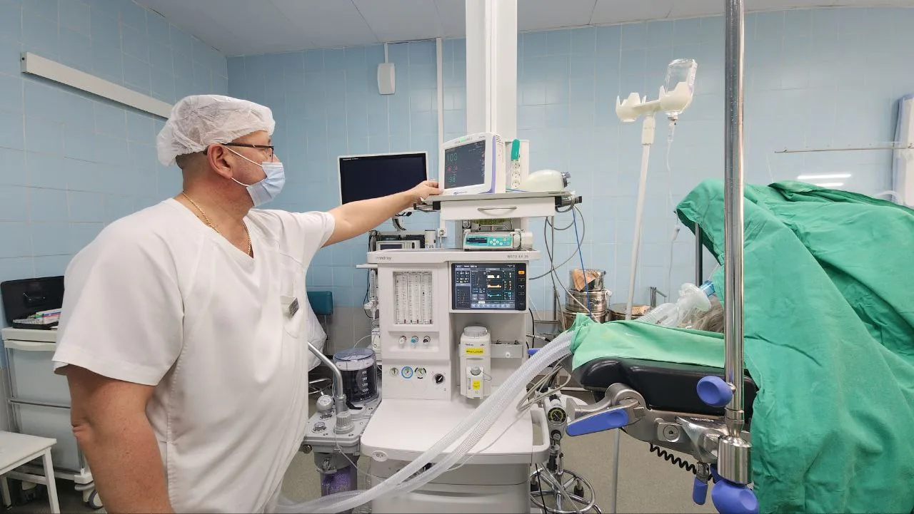 В больницу Люберец поступил новый современный наркозно-дыхательный аппарат