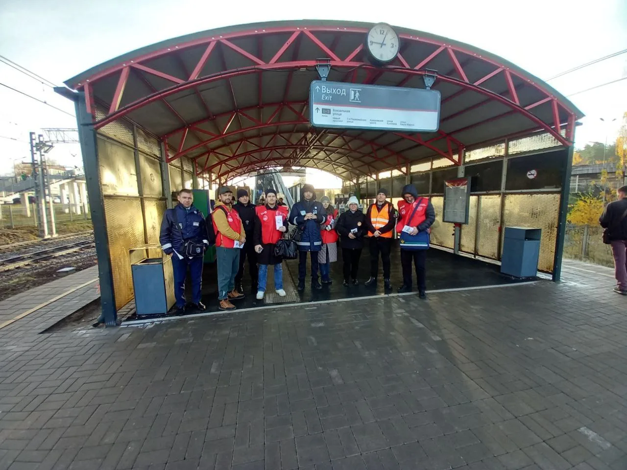 Во время рейда на станции МЦД-3 поселка Люберец оштрафовали шесть нарушителей