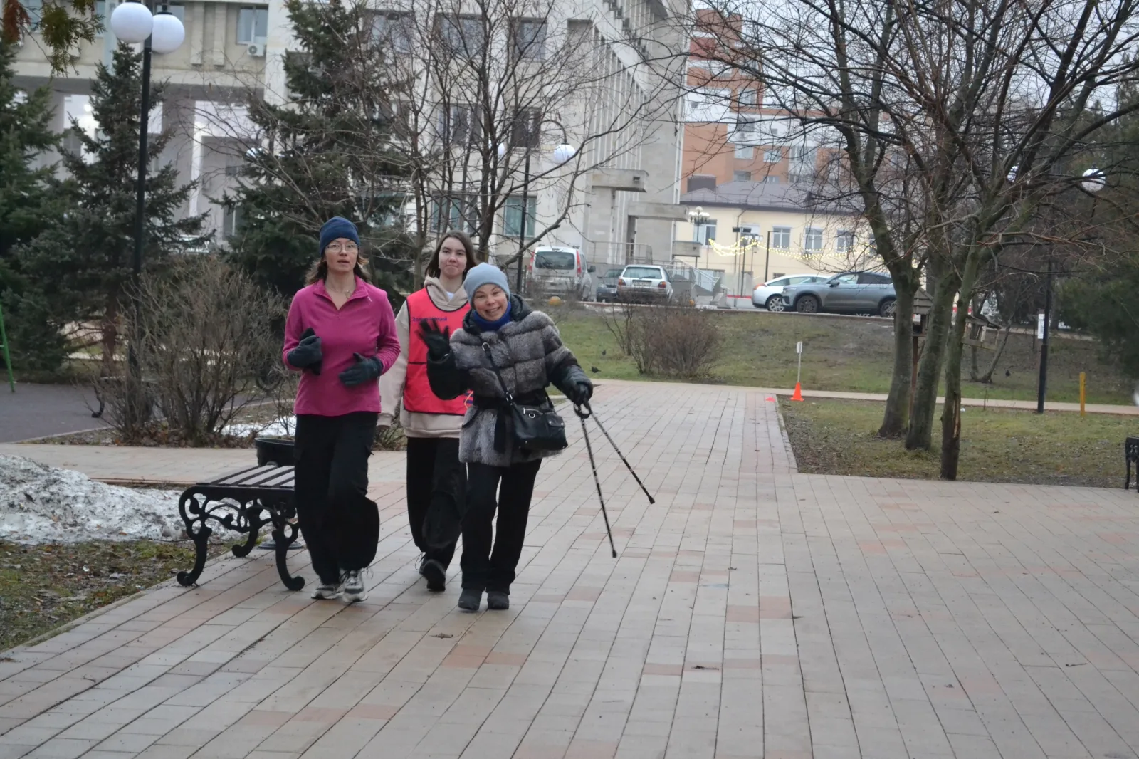 Актриса Екатерина Ильина приняла участие в субботнем забеге в Люберцах