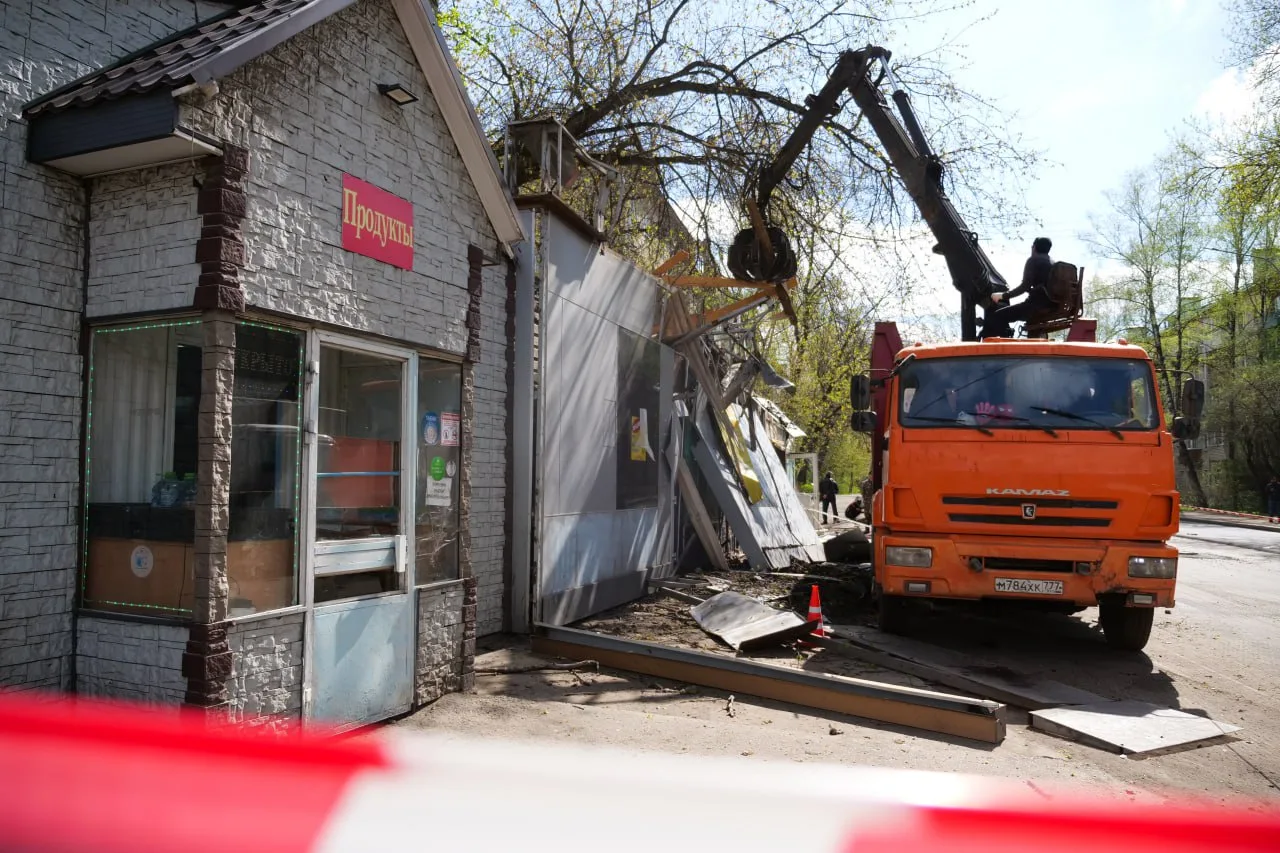 Почти 20 нестационарных торговых объектов демонтировали в Люберцах с начала года