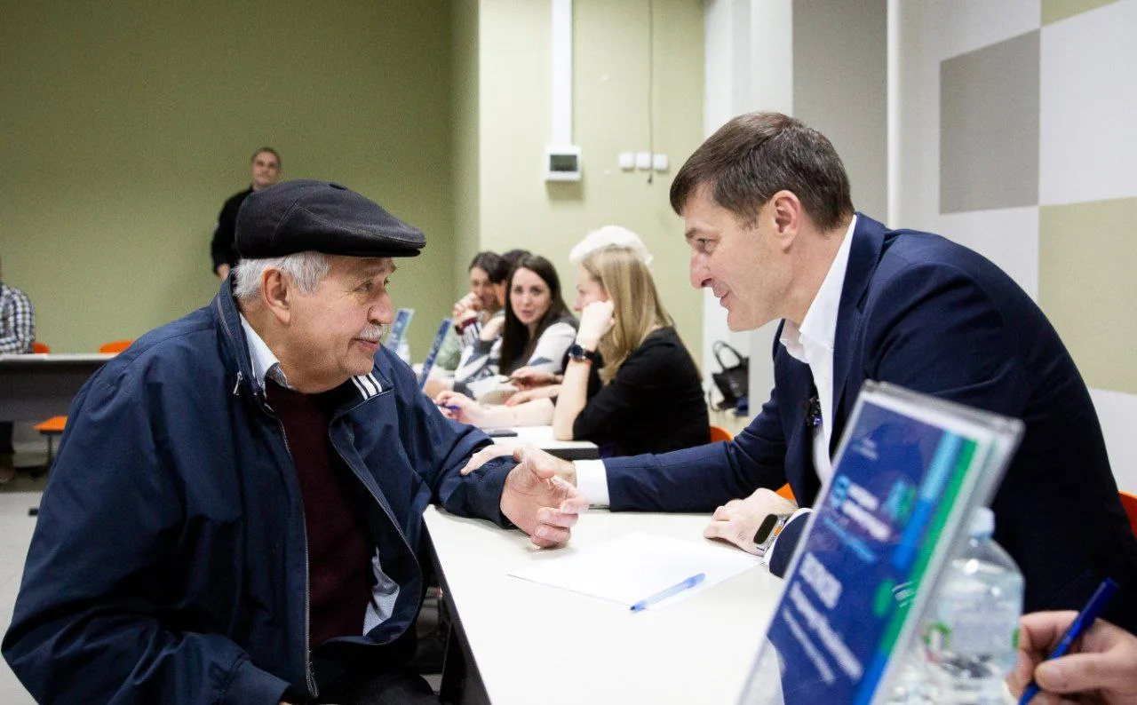 Глава Люберец Владимир Волков провел встречу с жителями в формате выездной администрации