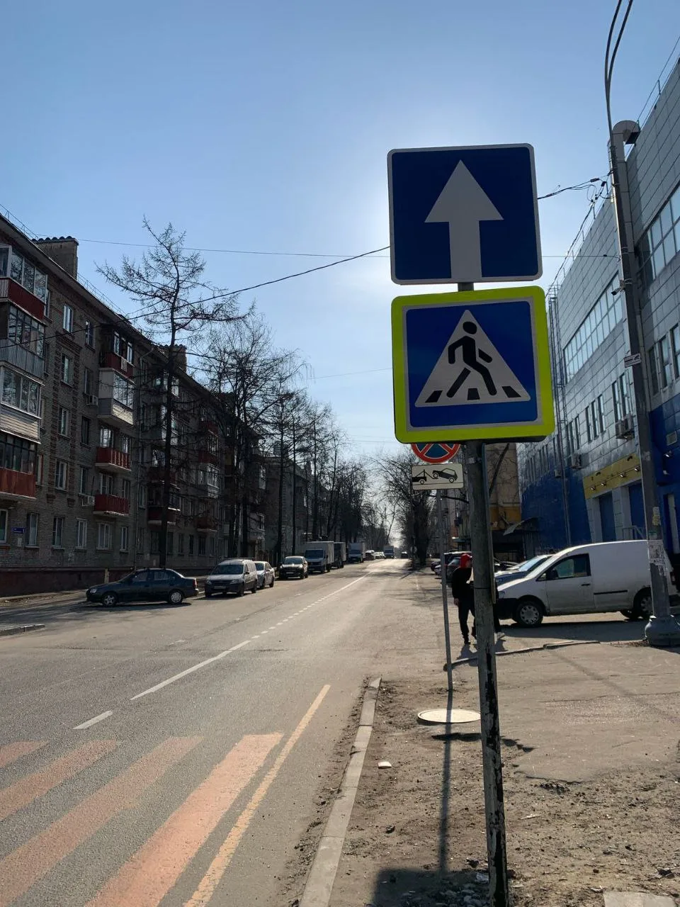 Одностороннее движение введено на участке улицы Красноармейская в Люберцах с 24 марта