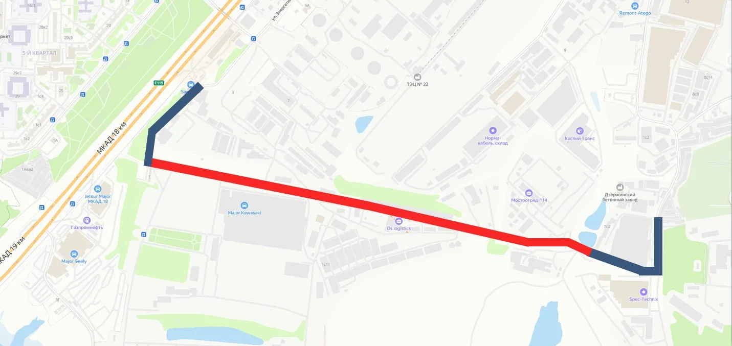 Новую дорогу в Дзержинском городского округа Люберцы планируют построить в 2025 году