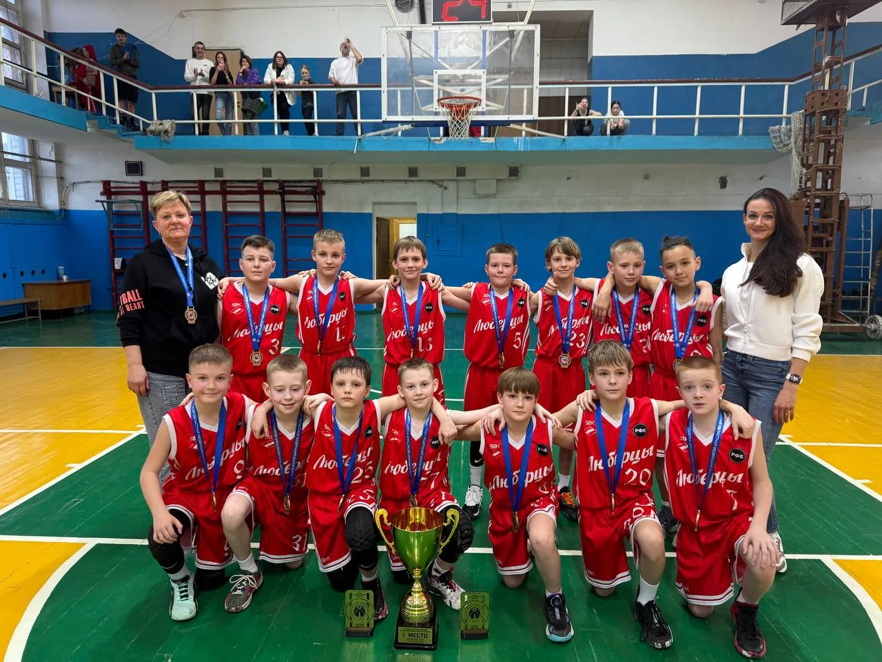 Спортсмены Люберец  завоевали золото первенства Московской области по баскетболу
