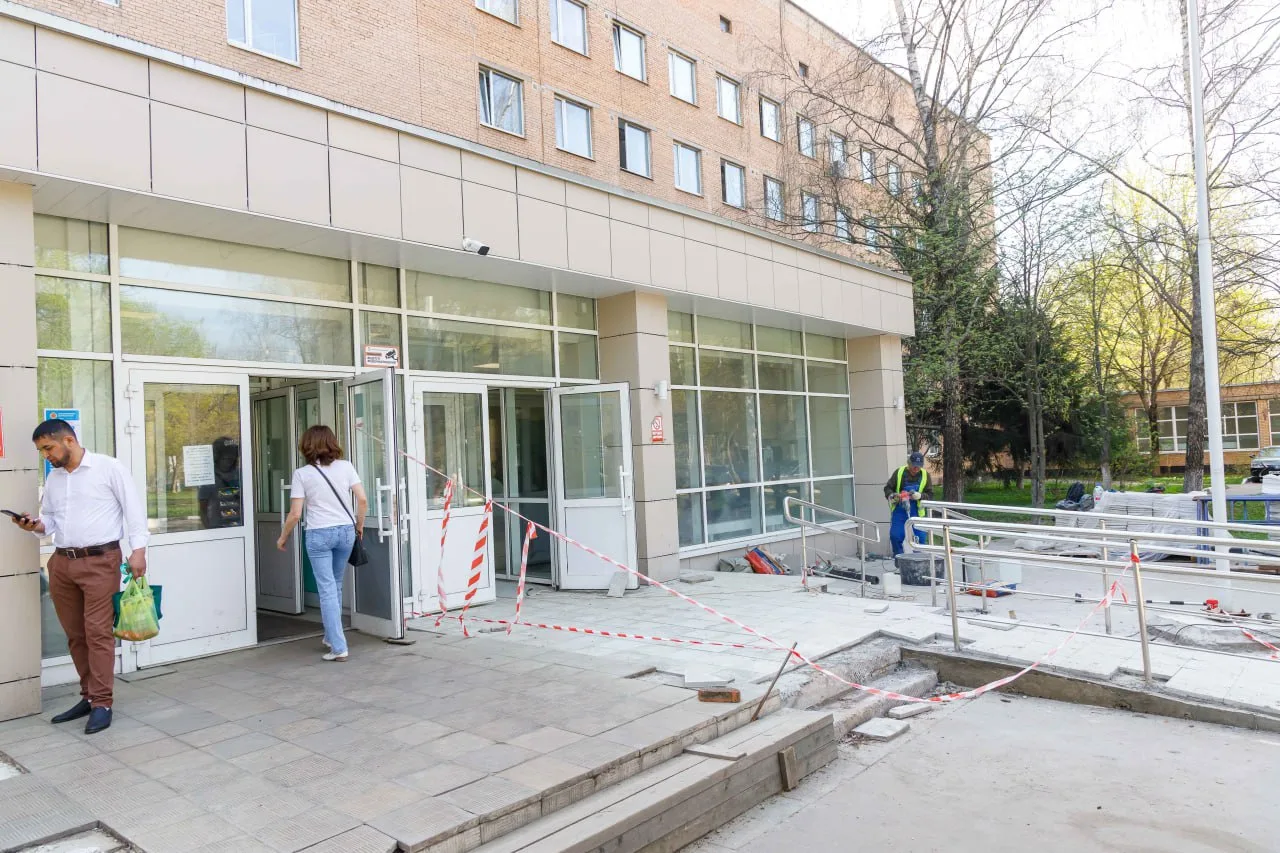 Ремонт входной зоны начался в стационаре №3 в посёлке Люберец