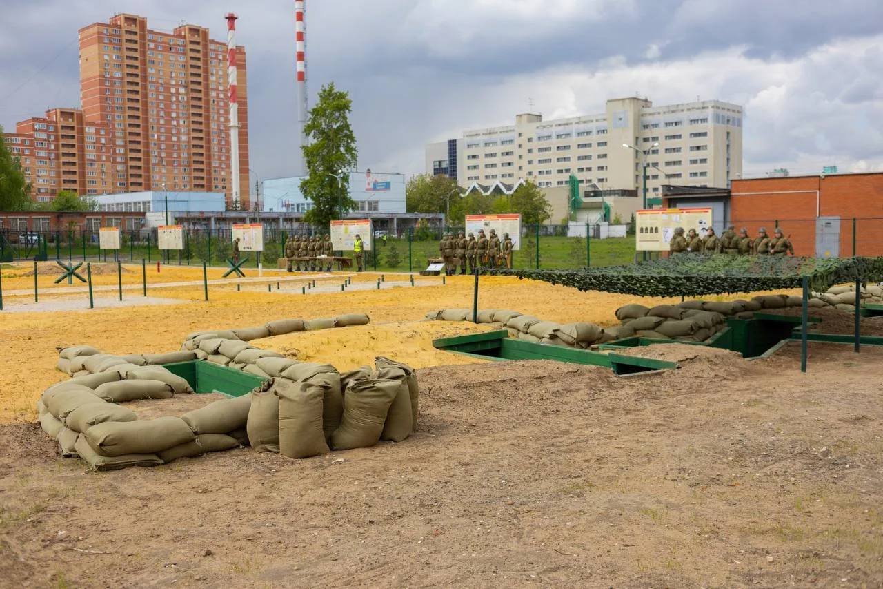 Учебное тактическое поле открыли в Российской таможенной академии в Люберцах
