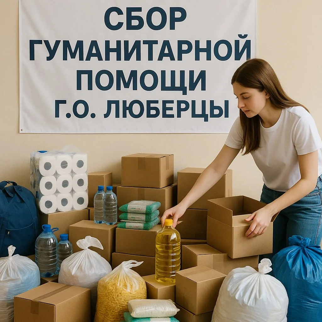 Сбор гуманитарной помощи бойцам СВО объявили в Люберцах