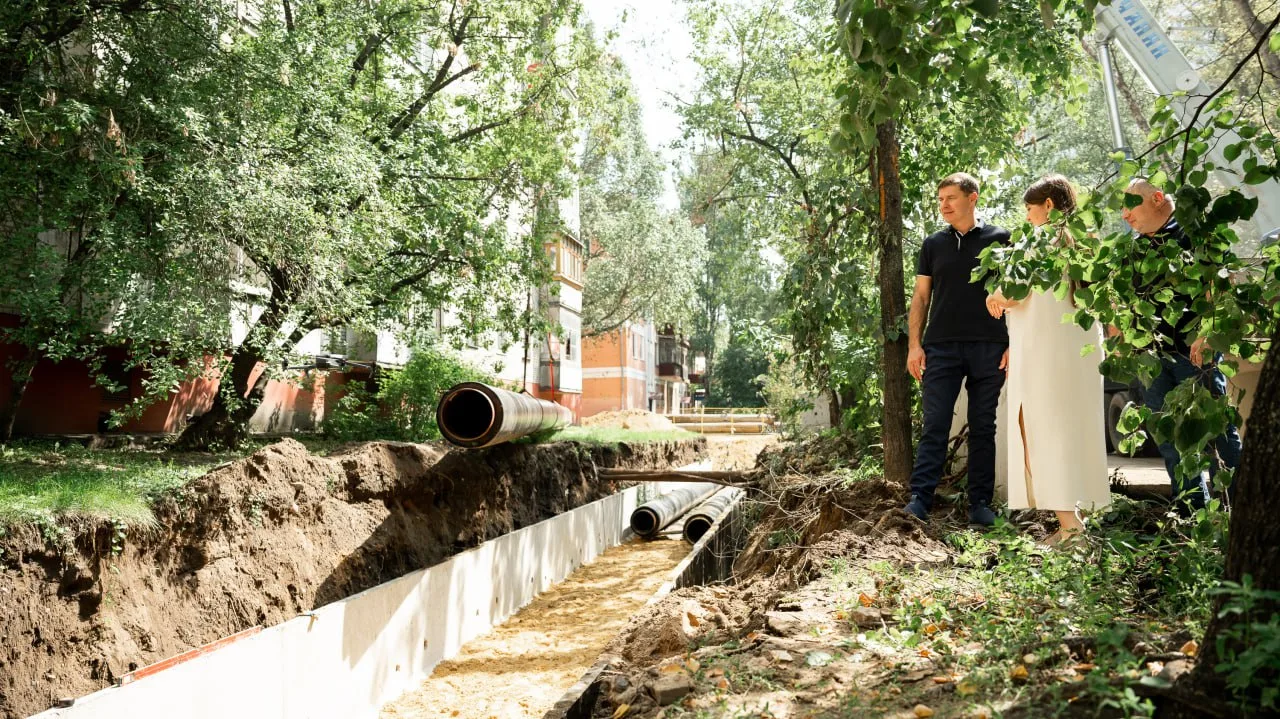 Более 400 метров теплотрассы заменили на участке сети в Люберцах