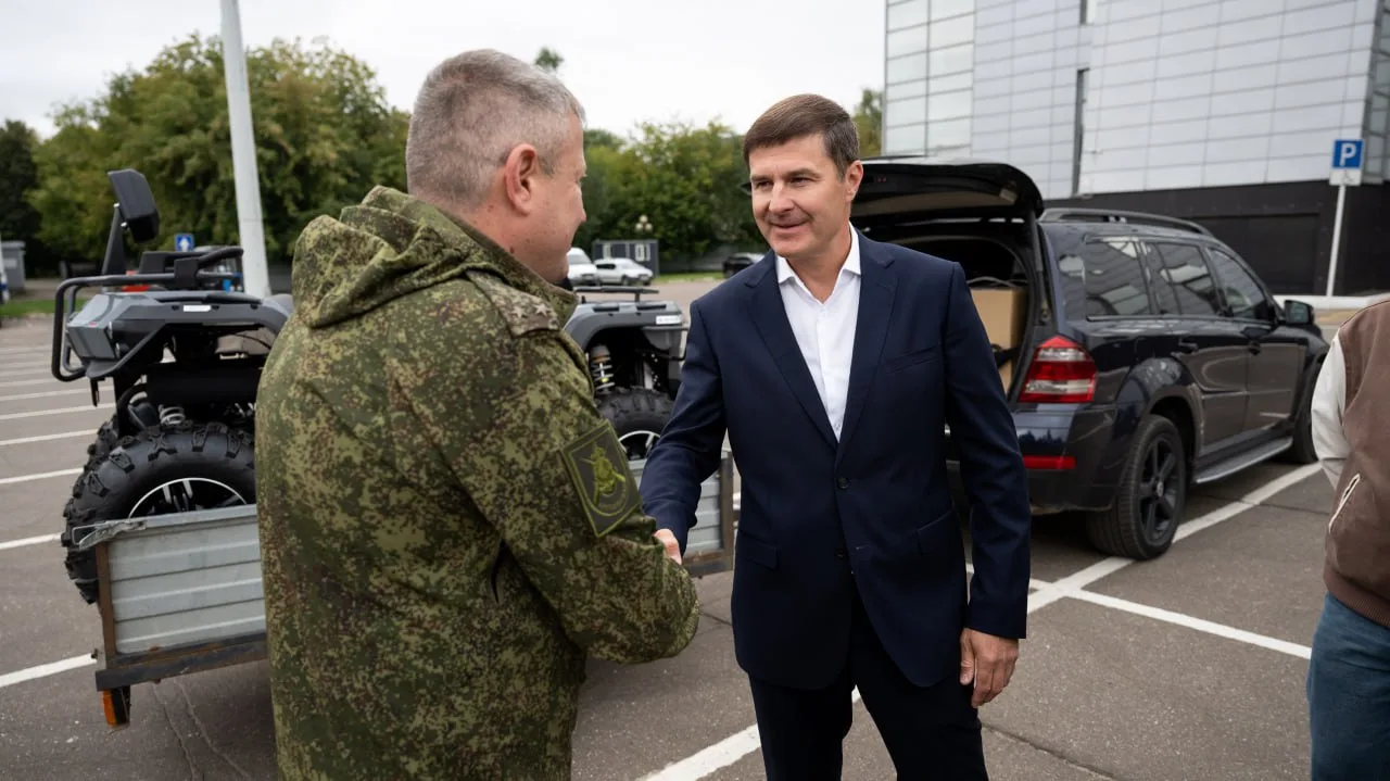 Квадроцикл, медикаменты и вещи первой необходимости передали в зону СВО из Люберец