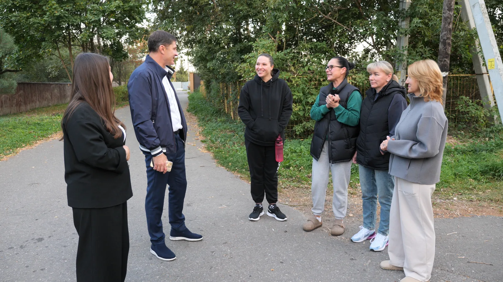 Линию освещения протяженностью 300 метров построили в поселке Люберец