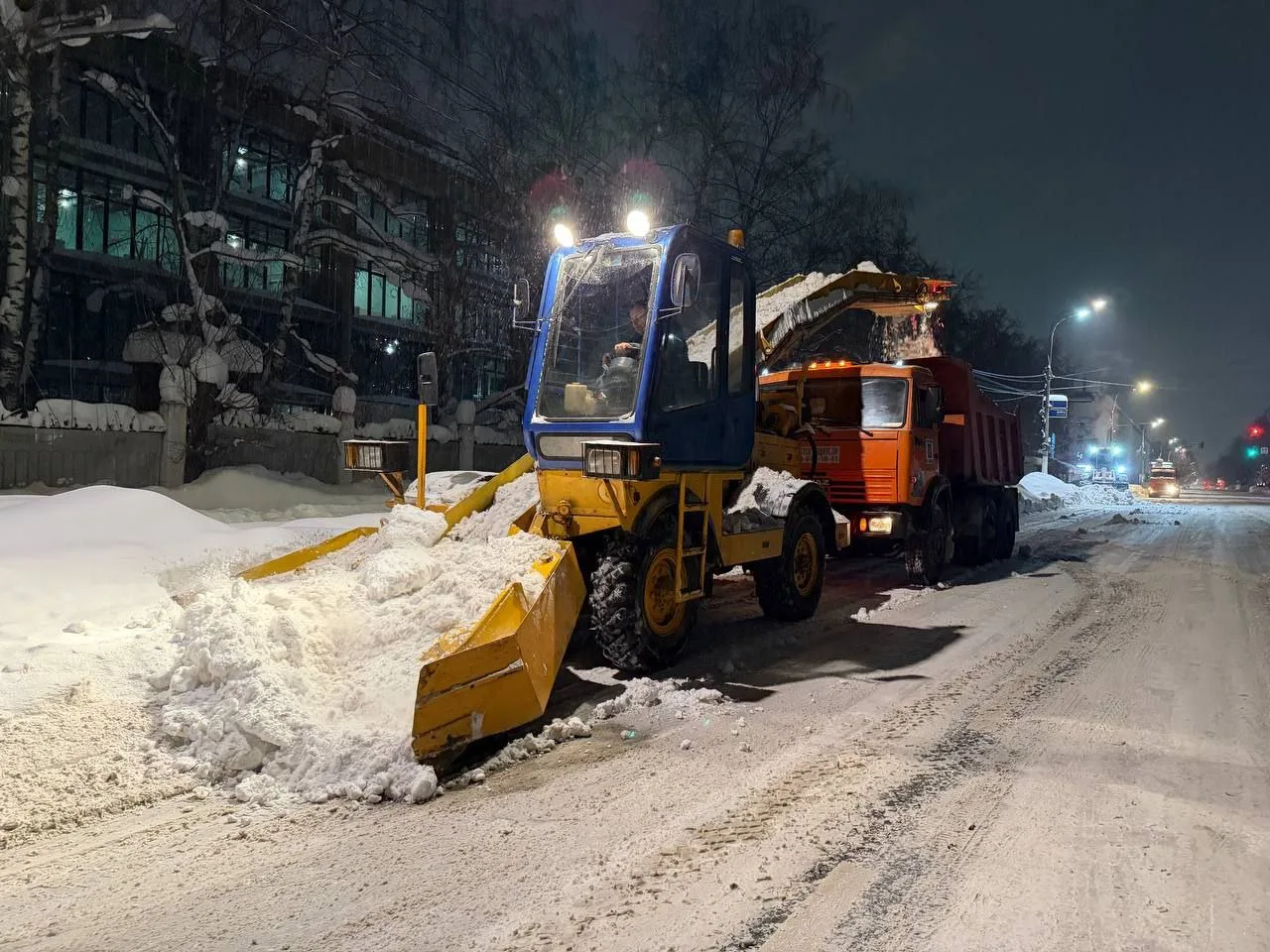 Порядка 190 тысяч кубометров снега вывезено с дорог Люберец с начала текущего года