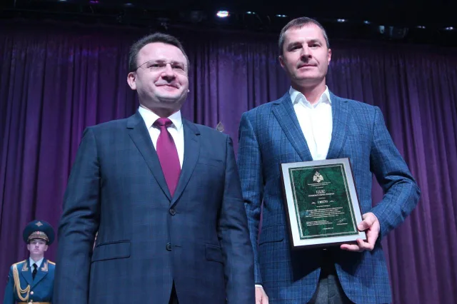 Владимиру Волкову вручили награду за лучшую работу ЕДДС Люберец по итогам года