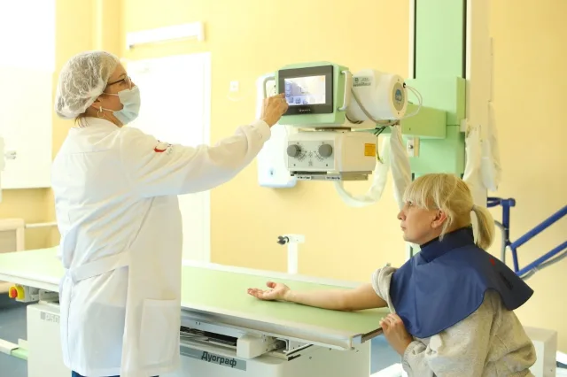 В стационарном отделении Люберецкой областной больницы открылся новый рентген-кабинет