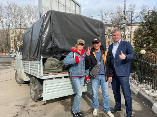 Предприниматели Люберец передали грузовик в зону СВО