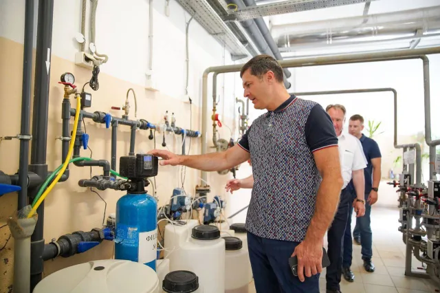 Владимир Волков проверил в Люберцах подготовку котельной к зиме