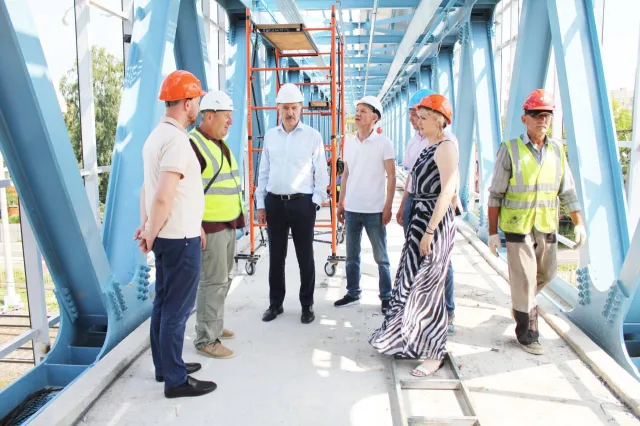 Владимир Ружицкий проверил строительство перехода через ж/д в Люберцах